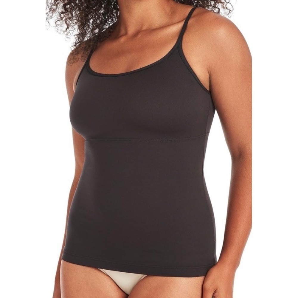 Maidenform Cami Shapewear Women XL Black NEW Firm Control Microfiber FL3266